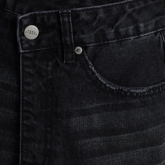 NWOT! - Neon Blonde | Chaser Denim Crossed Skirt - Picture 6 of 8